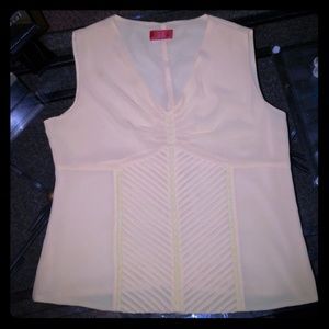 Vintage Oscar de la Renta company Yellow blouse